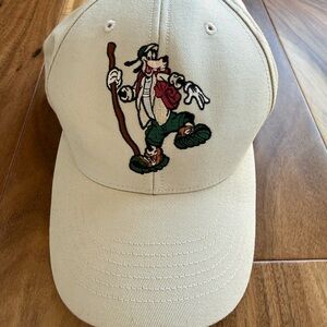 Disney Beige Cap with Embroidered Goofy